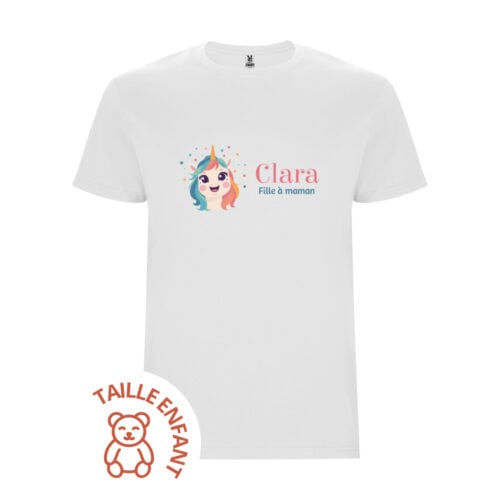 T-shirt Enfant blanc - Licorne