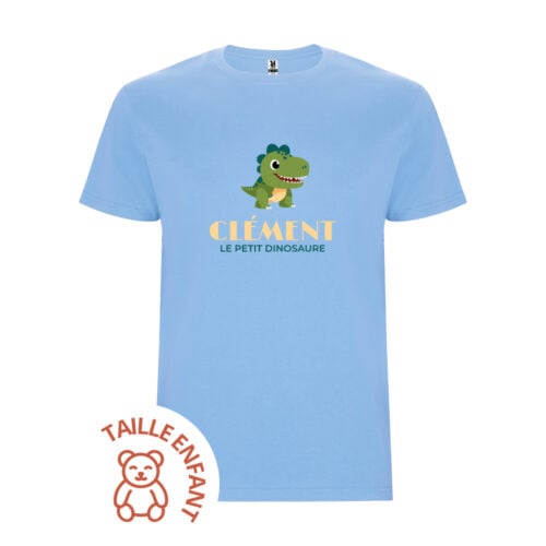 T-shirt Enfant bleu clair - Dino