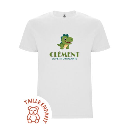 T-shirt Enfant blanc - Dino