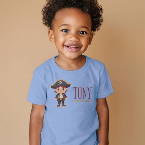 T-shirt Enfant bleu clair - Pirate – Image 2