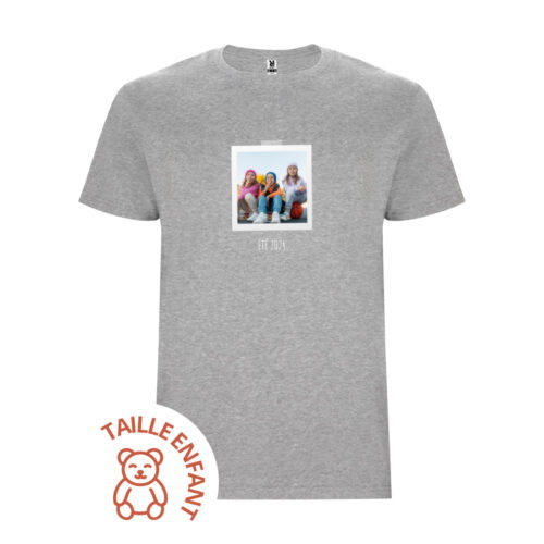 T-shirt Enfant gris - Polaroid