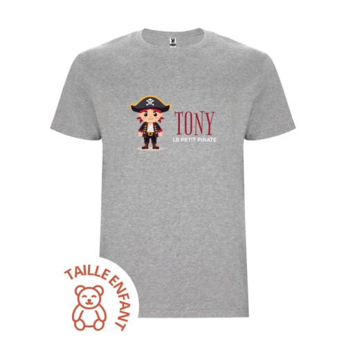 T-shirt Enfant gris - Pirate