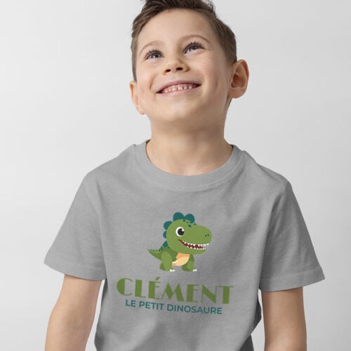 T-shirt Enfant gris - Dino – Image 2