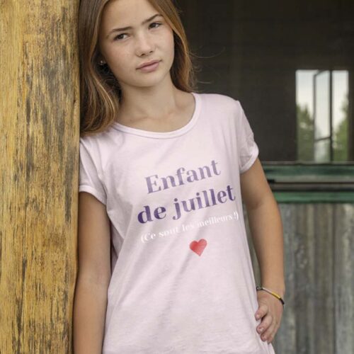 T-shirt Enfant rose - Enfant + Mois – Image 2