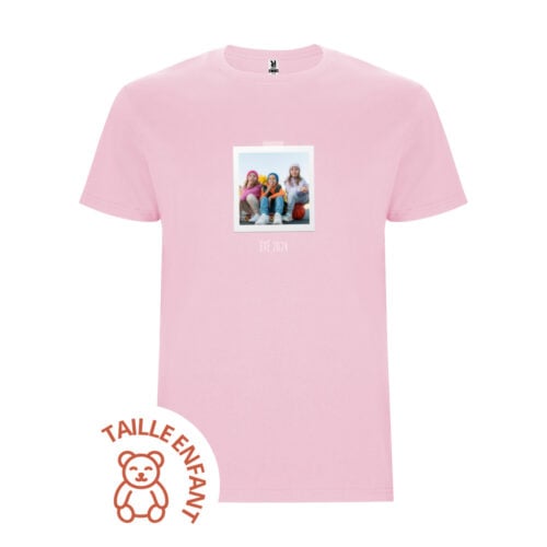T-shirt Enfant rose - Polaroid