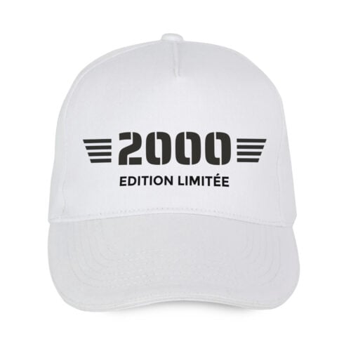Casquette blanche - Année de naissance édition limitée