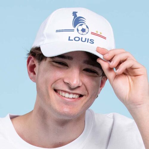 Casquette blanche - Fun de l'équipe de France – Image 3