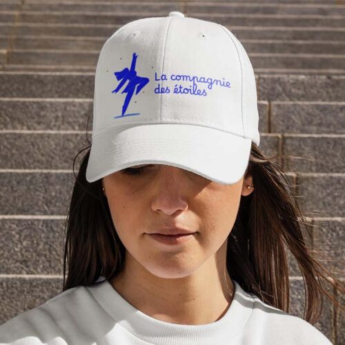 Casquette blanche - Votre logo – Image 3