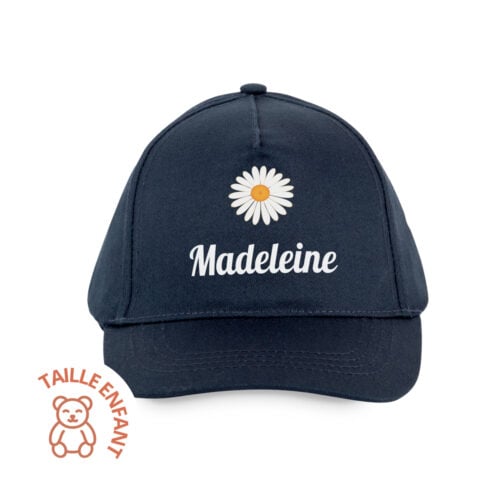 Casquette enfant bleu - Petite Marguerite