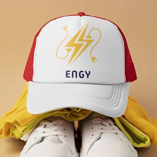 Casquette filet rouge-blanc - Votre logo – Image 2