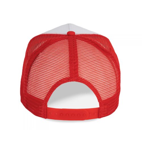 Casquette filet rouge-blanc - Drapeau avec prénom et année de naissance – Image 4