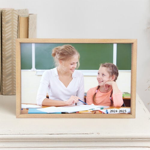 Grand cadre bois rectangle - Photo scolaire – Image 2