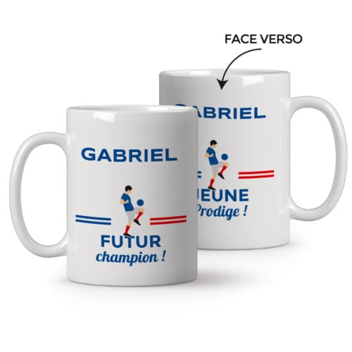 Mug blanc personnalisé - Futur champion !
