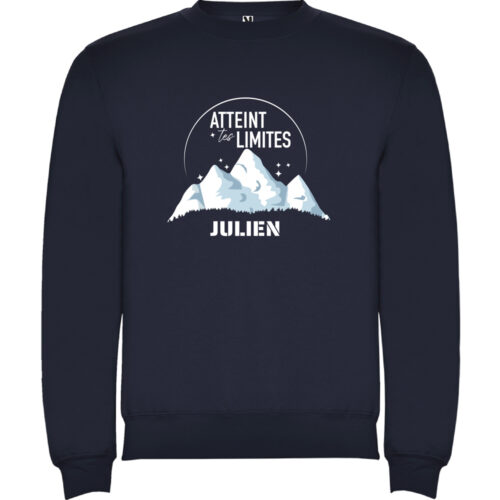 Sweat bleu - Atteint tes limites !