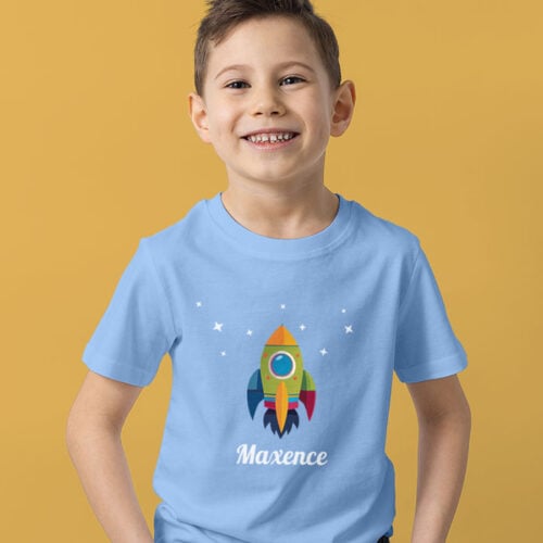 T-shirt Enfant bleu clair - Navette spatiale – Image 2
