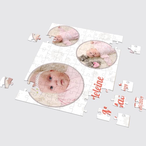 Puzzle personnalisé - Avec 3 photos<br> <strong>120 pièces</strong> – Image 2