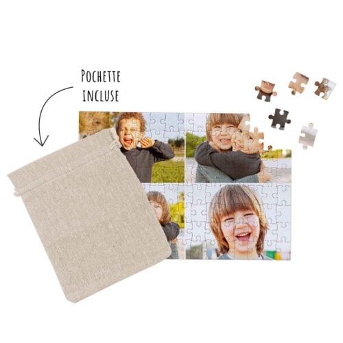 Puzzle personnalisé - Puzzle 4 photos<br> <strong>120 pièces</strong> – Image 3