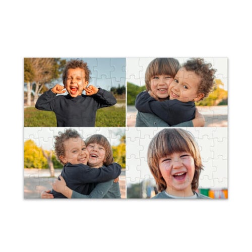 Puzzle personnalisé - Puzzle 4 photos<br> <strong>120 pièces</strong>