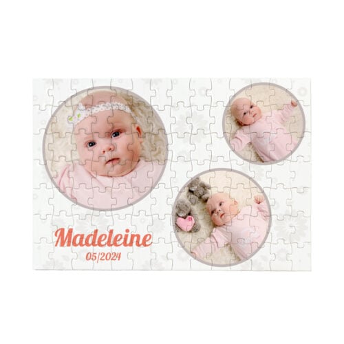 Puzzle personnalisé - Avec 3 photos<br> <strong>120 pièces</strong>