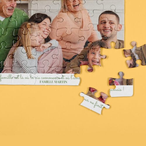 Puzzle personnalisé - Photo de famille heureuse<br> <strong>120 pièces</strong> – Image 2