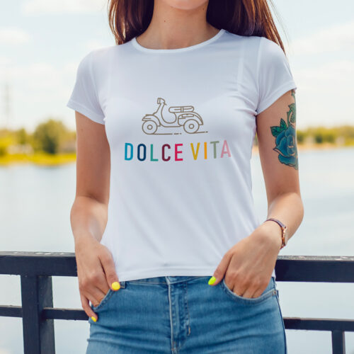 T-shirt blanc - Dolce Vita – Image 2