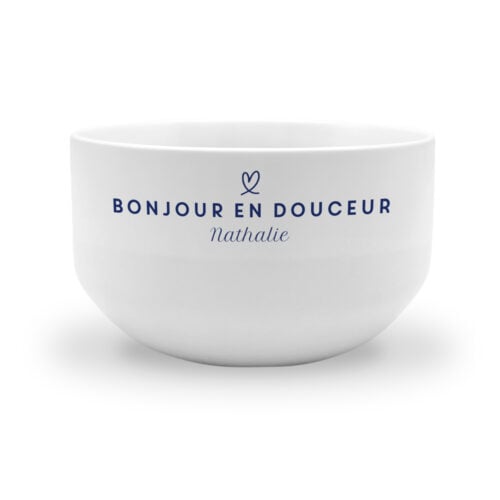 Bol personnalisé - Bonjour en douceur !