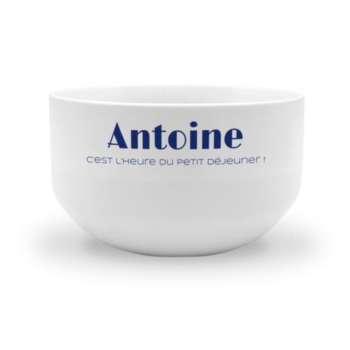 Bol personnalisé - Heure du petit déjeuner