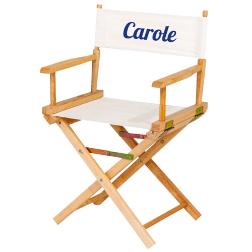 Chaise de metteur en scène - Prénom