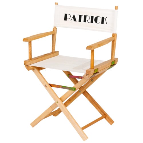 Chaise de réalisateur - Votre prénom