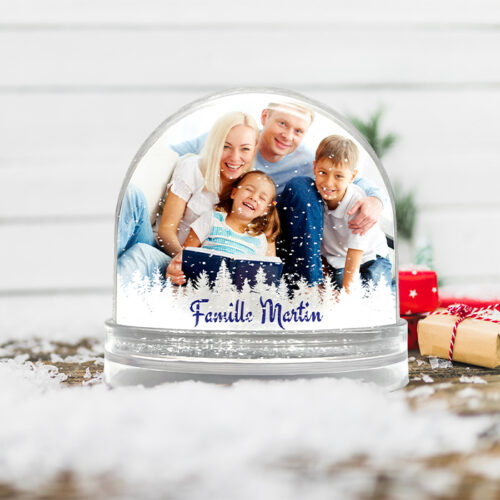 Boule à neige personnalisable - Photo et texte – Image 3
