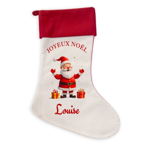 Chaussette Noël personnalisée - Joyeux Noël