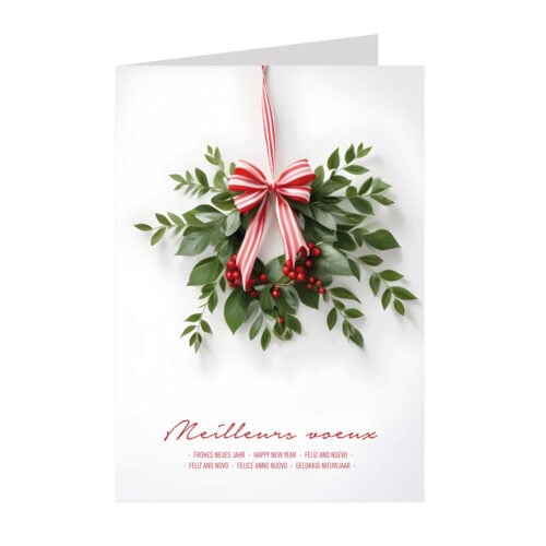 Lot de 5 cartes de Voeux personnalisées - Enveloppes offertes