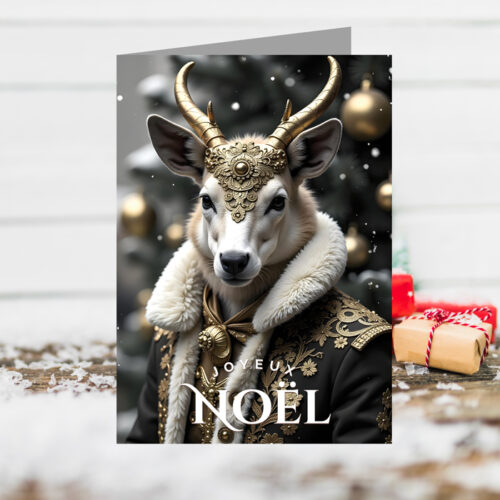 Lot de 5 cartes de Noël personnalisées - Enveloppes offertes – Image 2