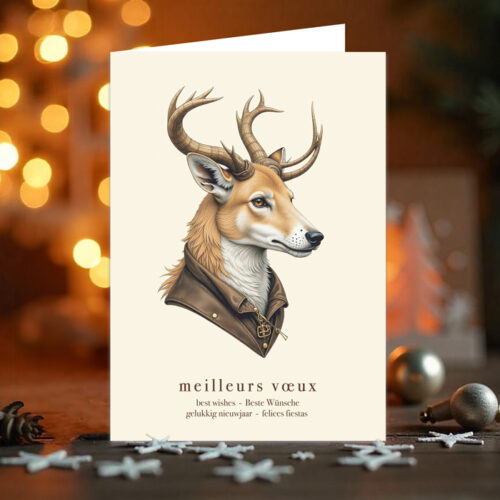 Lot de 5 cartes de Voeux personnalisées - Enveloppes offertes – Image 2