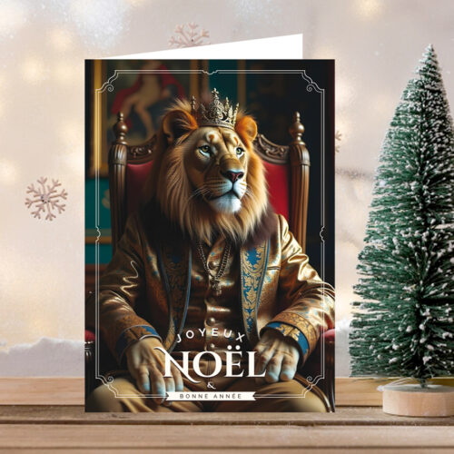 Lot de 5 cartes de Noël personnalisées - Enveloppes offertes – Image 2