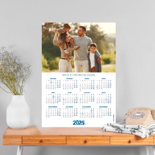 Calendrier format A3 personnalisé - Photos de famille – Image 2