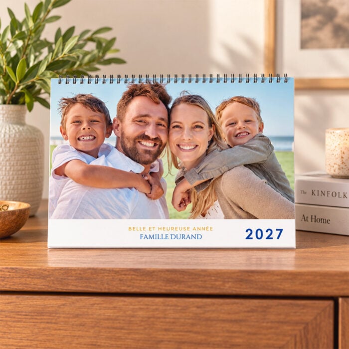 Alternative view of Calendrier mural format A4 paysage- Calendrier 2026 avec photos de 13 pages avec reliure