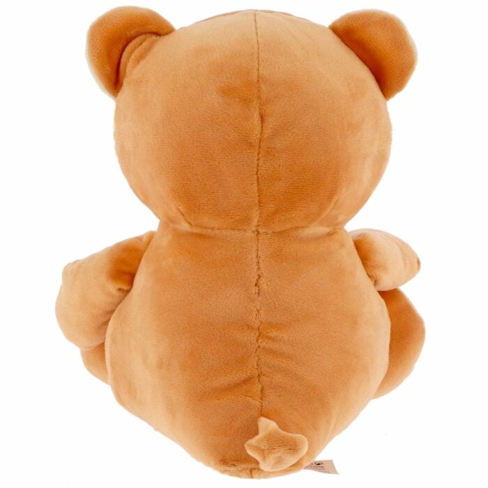 Alternative view of Ours en peluche 23 cm avec prénom + Pot de Muguet en chocolat