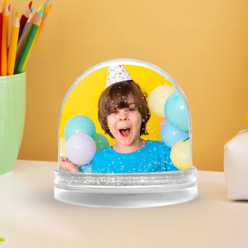 Boule anniversaire personnalisable 2 faces - Joyeux anniversaire photo et prénom – Image 2
