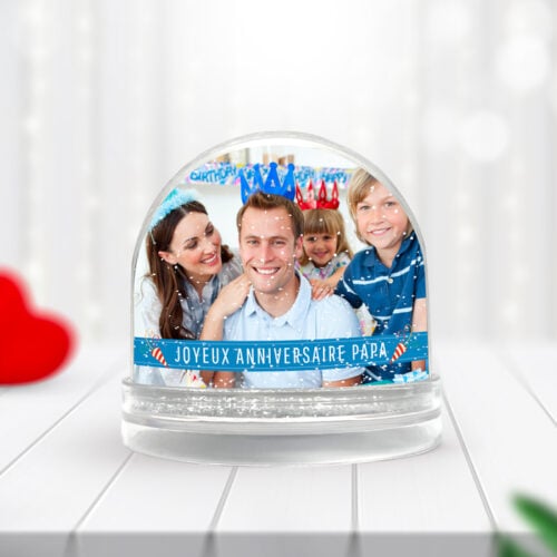 Boule anniversaire personnalisable - Photo anniversaire – Image 2