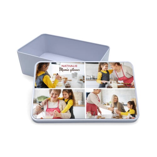 Boîte métal rectangulaire - Multiphotos