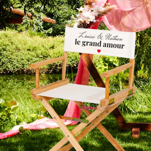 Chaise de réalisateur - Le grand amour avec prénoms – Image 3