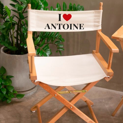 Chaise de réalisateur - I Love avec prénom – Image 2