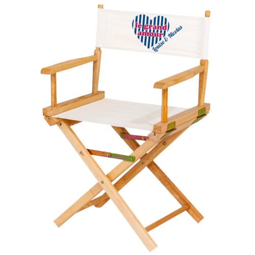 Chaise de réalisateur - Coeur grand amour