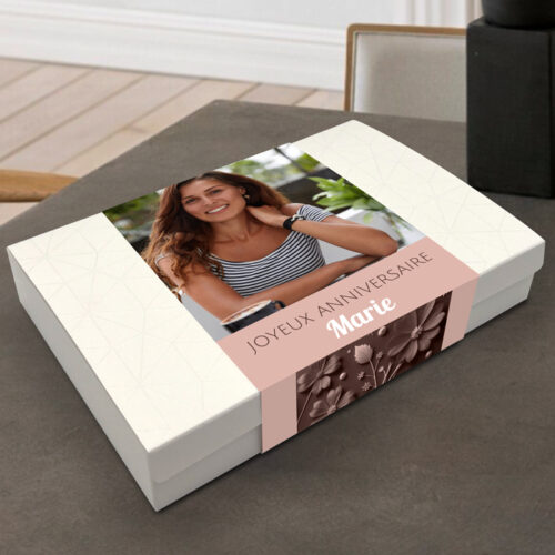 Boîte d'assortiment de 15 rochers personnalisable - Joyeux anniversaire avec photo – Image 2
