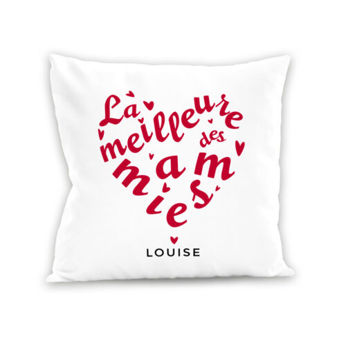 Coussin blanc - La meilleure des Mamies