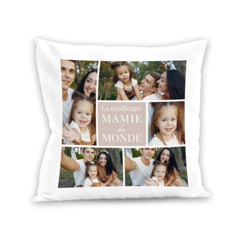 Coussin blanc - La meilleure Mamie du monde