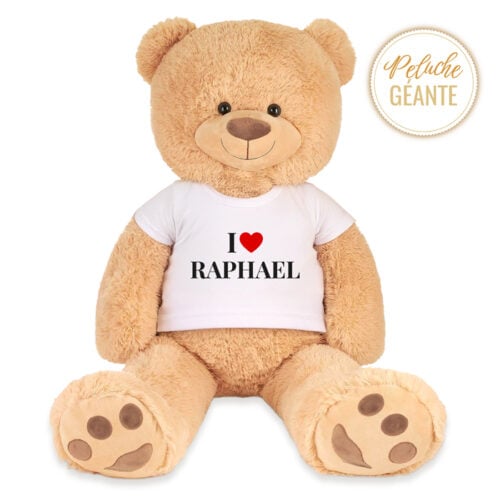 Sammy le grand ours en peluche - I Love <br> <strong>100 cm </strong>