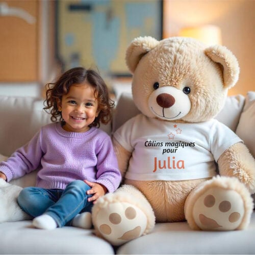 Sammy le grand ours en peluche - Câlins magiques <br> <strong>100 cm </strong> – Image 2