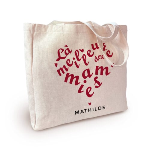 Sac cabas personnalisé - La meilleure des Mamies